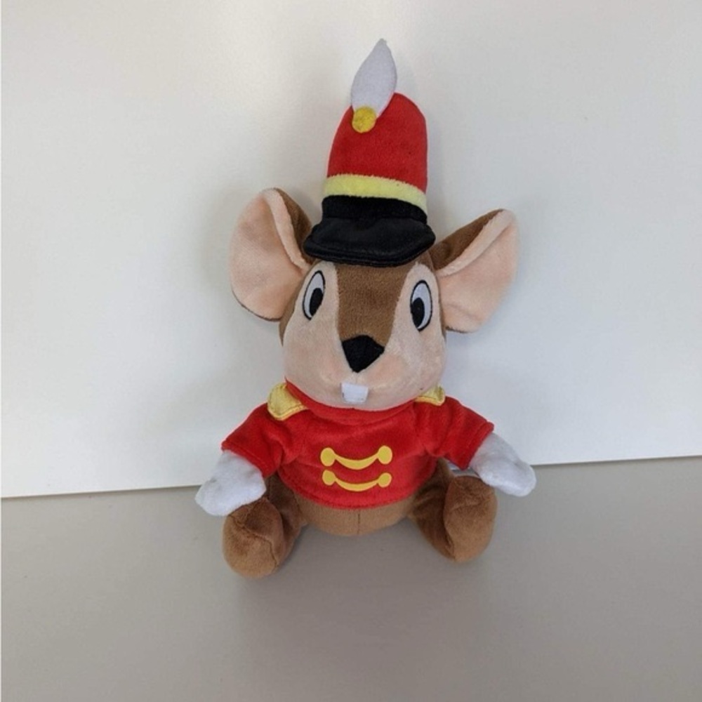 Disney World Parks Dumbo Timothy Q Mouse Ringmaster Circus 6  Plush Authentic